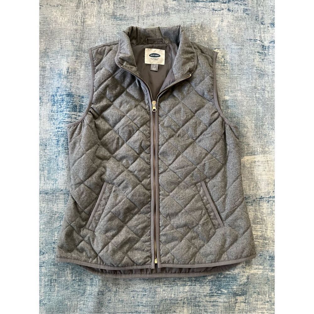 Old Navy Full Zip Lightweight Quilted Vest Women's Small